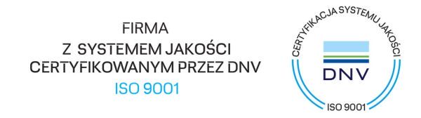 Logo Certyfikacja Systemu Jakości DNV ISO 9001 