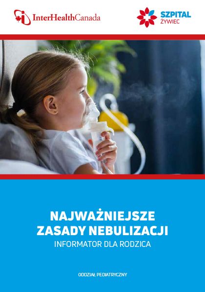 Nebulizacja - poradnik dla rodzica - okładka